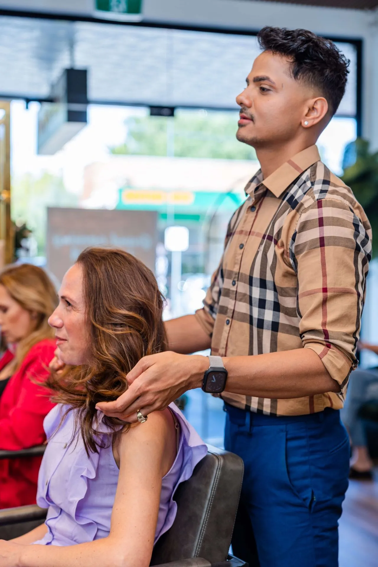 Enrique Hair styling
