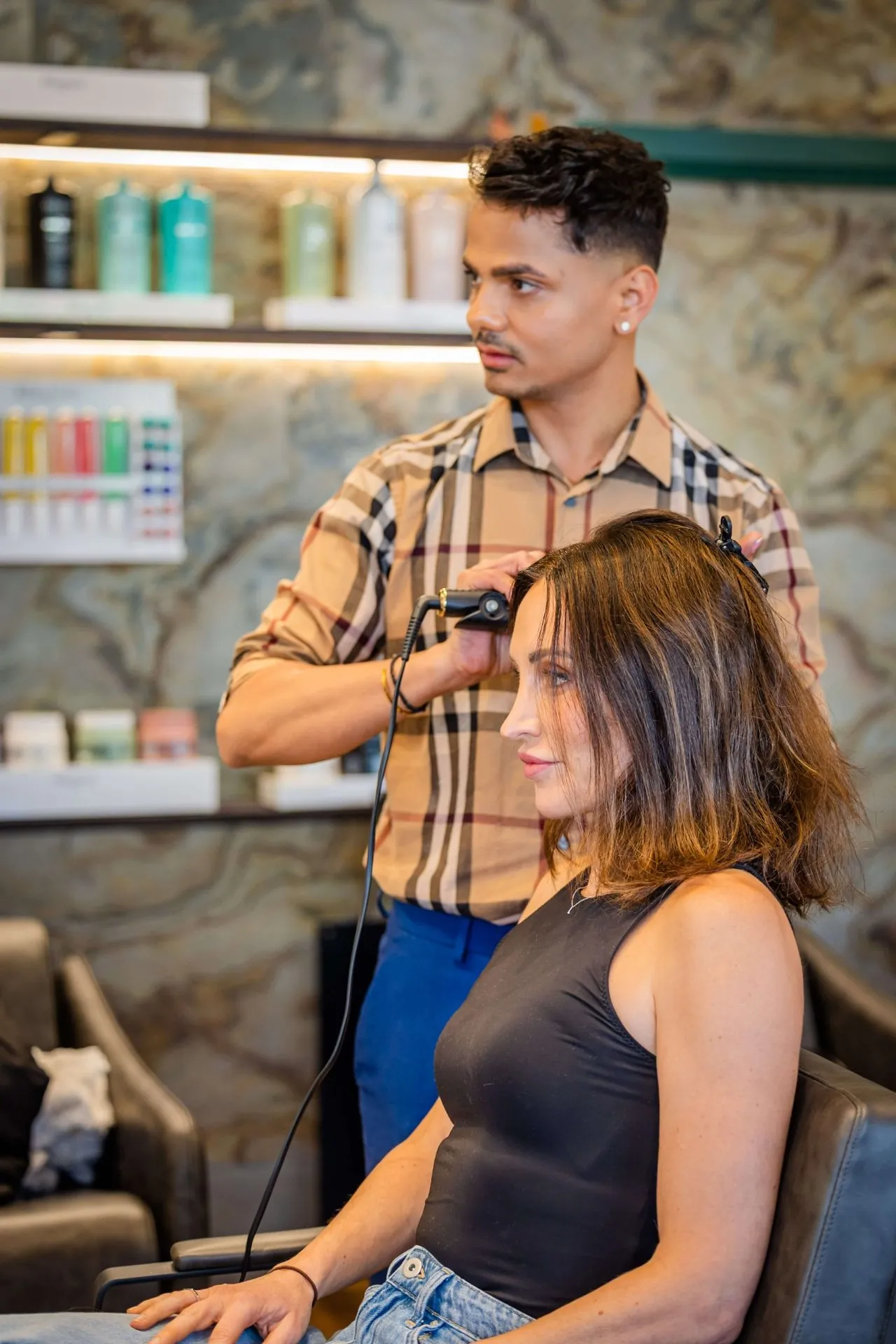 Hair colour at Enrique Hair
