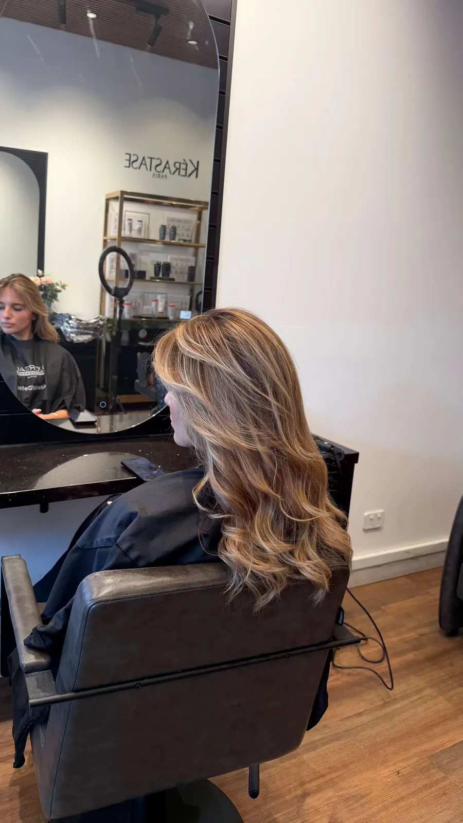 Professional hair transformation